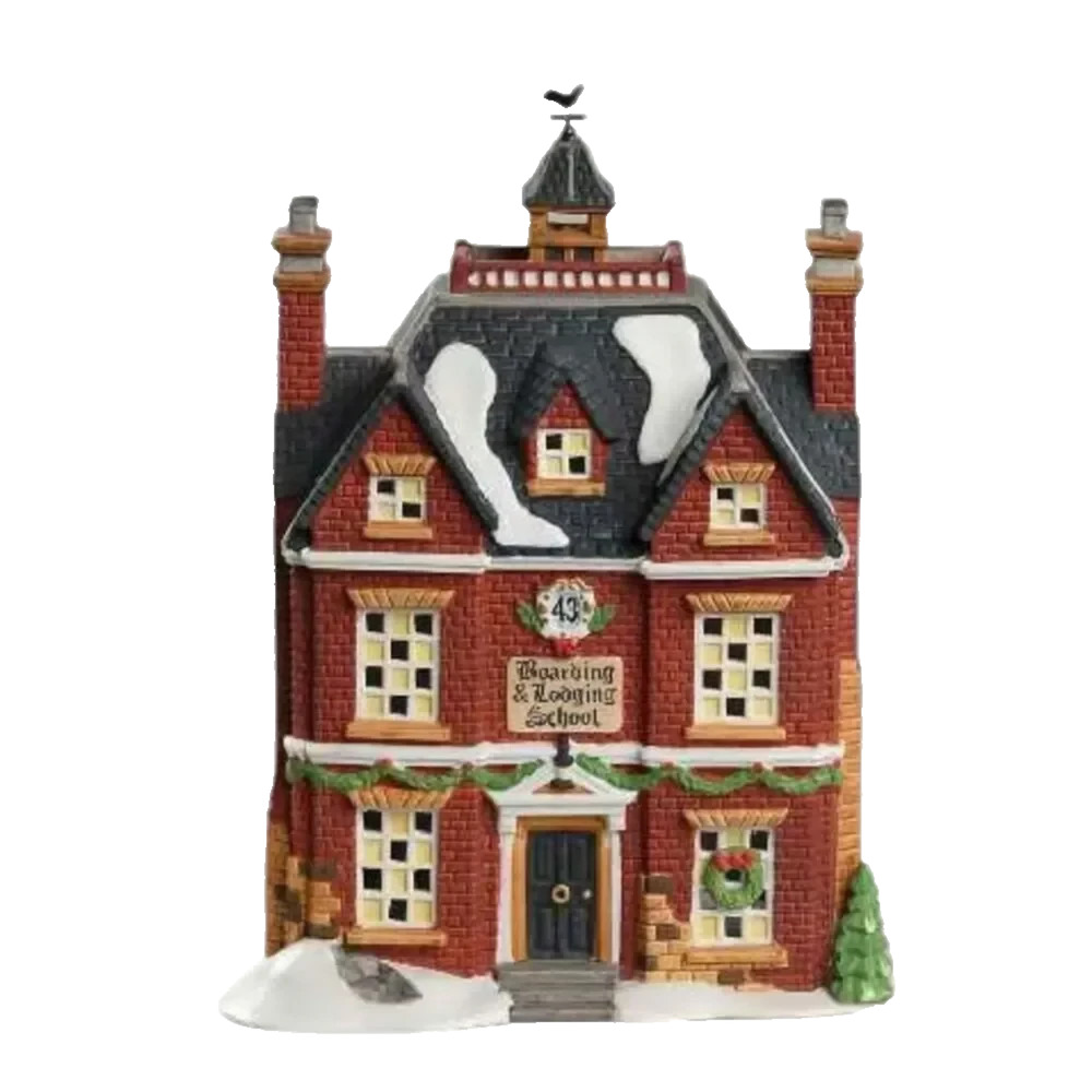 Dept 56 Dickens Village Series Boarding and Lodging School #5810-6 No Light